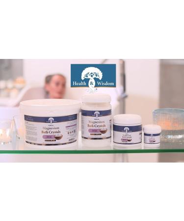Health and Wisdom Magnesium Flakes Bath Crystal 28 OZ - Natural Relief for Back Muscles and Joints | Pure and Effective Solution for Tension & Fatigue - Buy Online on GoSupps.com