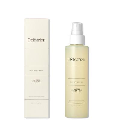O'CLEARIEN Layered Toner Mist 5.24 fl. oz. | Trehalose for Hydrating Centella Asiatica for Soothing Anti-Aging Non-Irritating for Sensitive Skin Paraben Free Natural Extracts