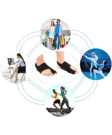 Toe Separator Bunion Corrector 2pcs - Orthopedic Hallux Valgus Straightener & Bunion Splint with Aluminum Bar for Foot Pain Relief - Buy Online on GoSupps.com