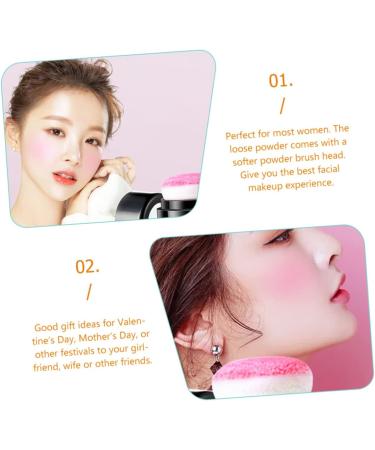 TOVINANNA 2pcs Oil Control Cushion Blush Light Pink Blush Loose Blush for Cheeks Makeup Blush Rosy Plastic - Buy Online on GoSupps.com