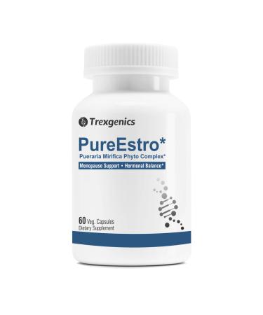 Trexgenics PureEstro Advanced Pueraria Mirifica 500 mg (eq. to 5000 mg of raw pueraria) Phytoestrogen Complex with Vital Nutrients (60 Veg. Capsules)