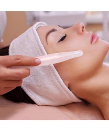 Rose Quartz Massage Stick - Hot Stones for Acupuncture & Healing - Pink Crystal Body Care Tools - Buy Online on GoSupps.com