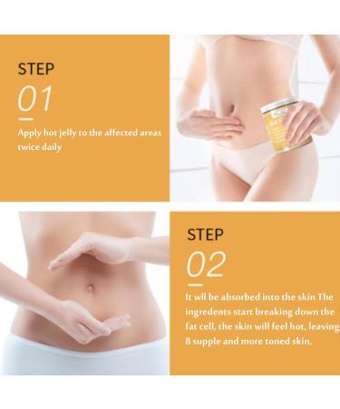 Hot Cream Cellulite & Fat Burner - Slimming Body Cream for Weight Loss | Anti-Cellulite Treatment 250g/8.8oz - Buy Online on GoSupps.com