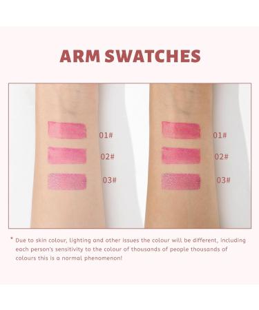 3Pcs Glitter Jelly Lipstick Set - Glossy Shimmer Lip Balm | Moisturizing Color-Changing Lip Gloss | Waterproof and Nourishing - Buy Online on GoSupps.com