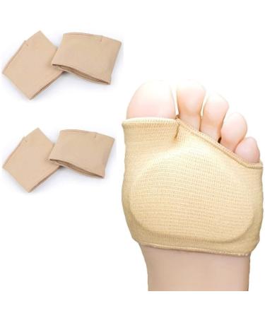 Pedimend 2 pairs of gel metatarsal sleeves |Non -slip metatarsalgia adds with gel pillows |Fabric Ball from Foot Gel-Pads pillow |Hard skin morton neuralgia pads |Foot Care