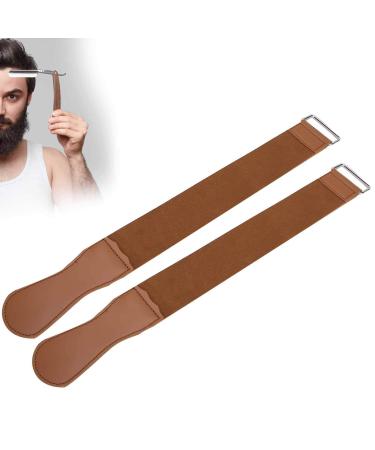 2 pieces razor grinding belt double-layer knife grinding belt grinding belt for men's hand razors scissors fruit knives