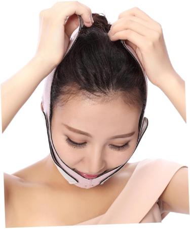 Ipetboom 1pc Slimming Belt V Shape Thin Masseter Chin Slim Strap Neoprene Material -lifting Artifact Chin Straps Chin Lift Facial Lifting Belt Pink Thin - Buy Online on GoSupps.com