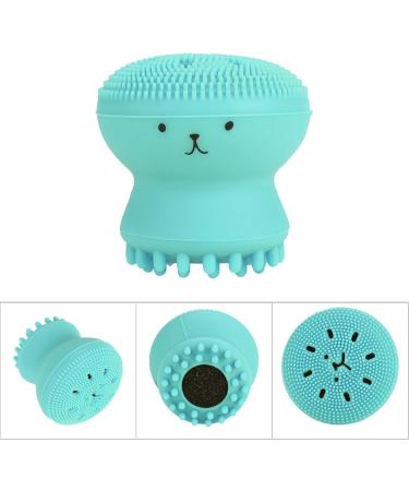 Facial Cleansing Brush Cute Cleansing Brush Facial Brush Soft Facial Brush for Travel Use Home Use for Daily Removal (Green) - Buy Online on GoSupps.com