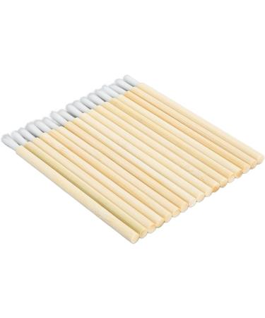 Bamboo Lip Brush Disposable Lip Wand with Bamboo Handle Miniature Applicator for Home and Women - Buy Online on GoSupps.com