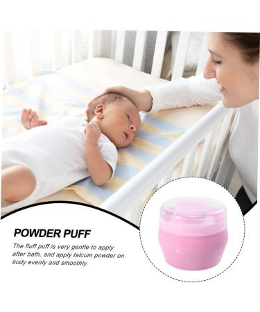 VICASKY Lot de 2 houppes lisses en peluche pour b b - Pompon poudre pour b b - Pour de - R cipient vide pour le corps - moelleux - Poudre - Conteneur PP - Buy Online on GoSupps.com