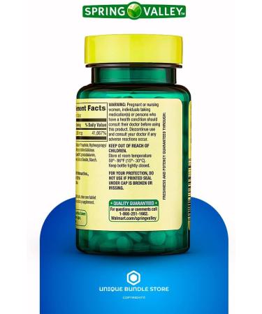 Spring Valley B12 1000 mcg Timed-Release Tablets + 7 Day Pill Organizer - 60 Count - Buy Online on GoSupps.com