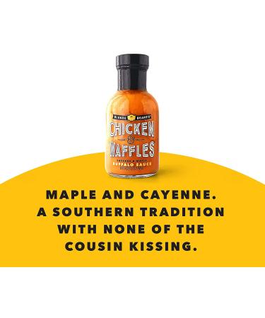 Blonde Beard's Chicken & Waffles Buffalo Sauce - Mild/Medium, Slightly Spicy & Sweet - Ideal for Chicken Wings - Gluten-Free & Natural (8 fl oz) - Buy Online on GoSupps.com