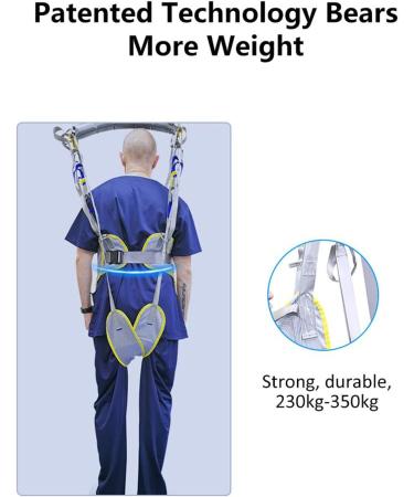 ZPBlwt Patient Sling - Full Body Standing Aid for Rehabilitation & Walking Support | No Crane Required - Buy Online on GoSupps.com