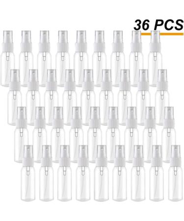 36Pcs 30Ml Mini Fine Spray Bottles - Refillable Clear Plastic Travel Bottles for Easy Shipping Worldwide - Buy Online on GoSupps.com