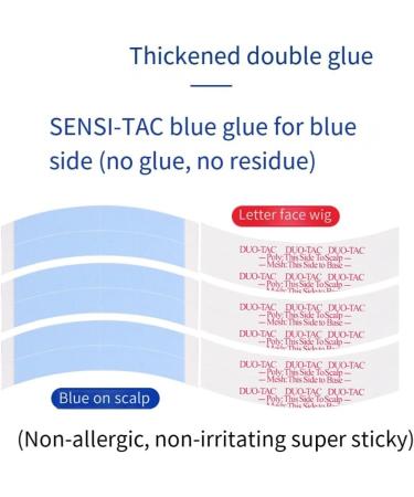 SOFORFREEM 360Pc/Lot Super Strong Double-Layer Tape Wig Adhesive Extended Hair Strip Waterproof for Toupee Lace Wig Tape Film Easy to Use - Buy Online on GoSupps.com