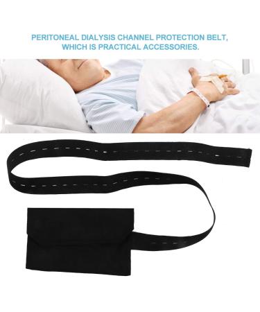 Adjustable Peritoneal Catheter Belt - Black | Comfort & Protection for Dialysis Patients - Buy Online on GoSupps.com