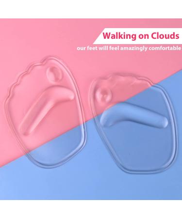 Gel Ball of Foot Cushion 3 Pairs High Heel Forefoot Pads for Pain Relief | Reusable & Transparent | Comfortable Foot Support for Women - Buy Online on GoSupps.com