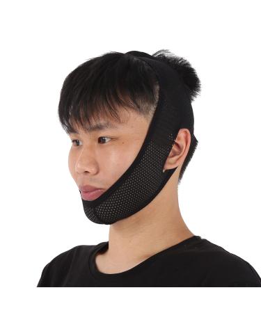 Anti Snoring Chin Strap Snoring Solution Effective Anti Snore Device for Sleep Facial Slimming Chin Strap Jaw Support Belt Breathable Stop Snoring Head Band for Men and Women(#1)