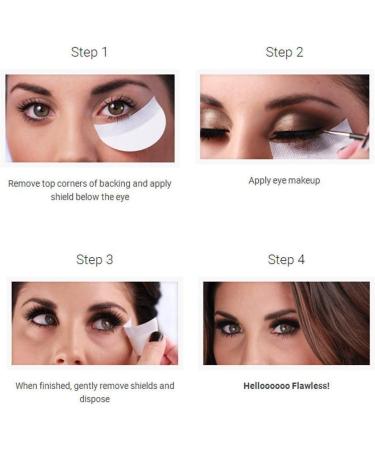 100 pcs Eye Shadow Shields Eyeliner Pads Stickers Disposable Professional Eyeshadow Protector Pads Patchs for Prevent Makeup Residue Eye Pad for Eyelash Extensions Perming Tinting and Lip Makeup - Buy Online on GoSupps.com