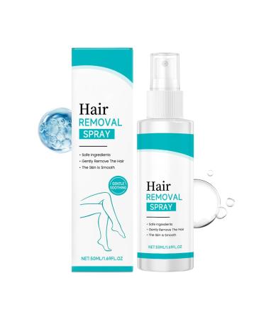 Zetqhuu Depilatory spray for women 50 ml fastacting soothing skin care depilatory for bikini area for armpits face legs intimate area and body