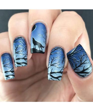 Gothic Affection B031 Stamping Plate for Halloween Nail Art | Whats Up Nails - Buy Online on GoSupps.com