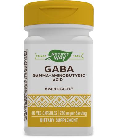 Enzymatic Therapy GABA 60 Veg Capsules