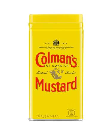 Colmans Mustard Powder, 16 Ounce, Pack of 6