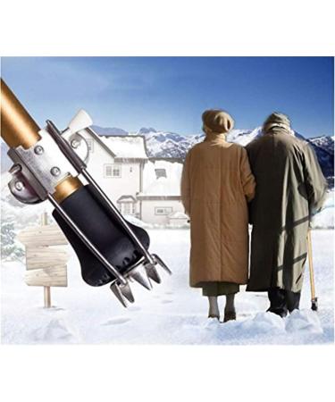 Ice Grips Claws for Walking Sticks Canes Crutches Heavy Duty 5 Tooth Stainless Steel Ice Grip for Winter Safety 2 - Buy Online on GoSupps.com