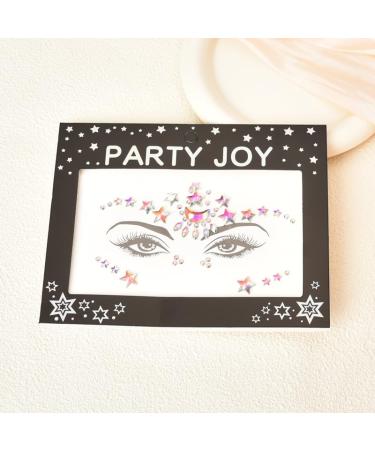 Face Rhinestone Stickers - Mermaid Gems & Glitter Eye Crystals for Rave Halloween & Festival Parties - Buy Online on GoSupps.com