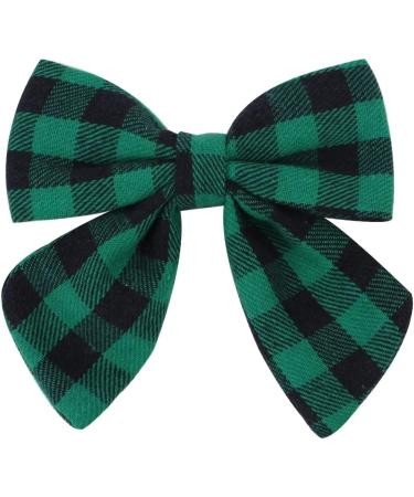YUPs Tartan Bow Knot Hair Clips - Festive Handmade Plaid Fashion Accessory for Girls - Buy Online on GoSupps.com