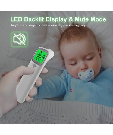 Heal-Check 4-in-1 Digital Infrared Thermometer - Non Contact Forehead & Ear Thermometer for Adults, Kids, Baby - Fever Alarm, One Second Reading, 40 Memories - Buy Online on GoSupps.com