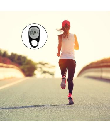Hojalis 3D Pedometer - Portable Digital Step Counter with Clip | Simple & App-Free Walking Tracker for Jogging - Buy Online on GoSupps.com