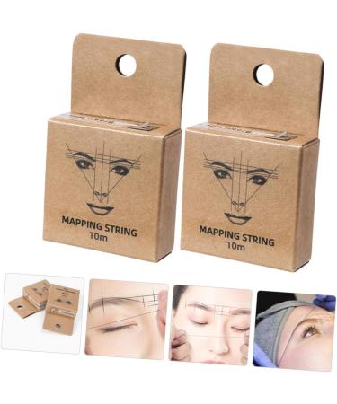 Ipetboom 16 Pcs Ink Pattern Embroidery Thread Ruler Ink Eyebrow Cosmetic - Buy Online on GoSupps.com