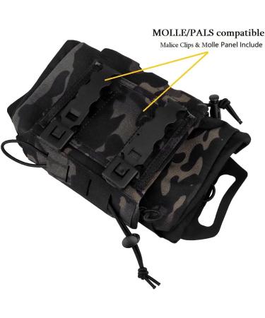 Tactical Military Pocket MOLLE Fast First Aid Belt Bag | Survival Med Roll Carrier with Hypalon Handle - BCP - Buy Online on GoSupps.com