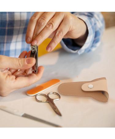 Beaupretty Scissor Pouch Bag Cuticle Scissor Leather Pliers Nail Holder Nail Pouch Nipper for Home Salon Cosmetic Use - Buy Online on GoSupps.com