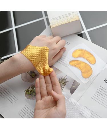 OpulenceBeauty 24k GOLD Luxury Collagen Under Eye Patches and Anti-Wrinkle Forehead Pads. Targets Forehead Wrinkles Frown Lines Dark circles Puffy Eyes and Under Eyes Bags. 20pc set. - Buy Online on GoSupps.com