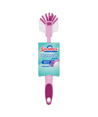Spontex Style Dishbrush pink Pack of 1 1 Count (Pack of 1) Dishbrush - Buy Online on GoSupps.com
