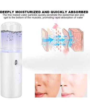 USB Face Mist Sprayer Facial Mist Deep Hydrating Skincare Humidifier Small and Light Suitable for Skin Care Makeup - Buy Online on GoSupps.com