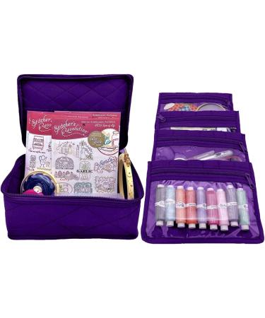Yazzii 4 Pocket Crafter's Organizer Tote - Arts & Crafts Storage Bag (Purple) - Buy Online on GoSupps.com