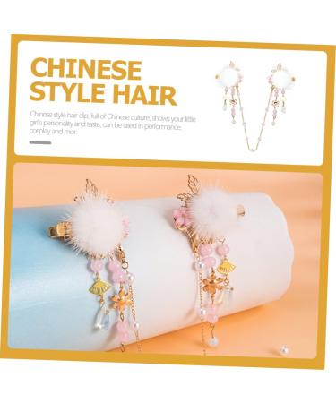 FRCOLOR Pearl Hairpin forehead ornament lolita hair clip tassel hair clip japanese hair clip flower hair barrettes japanese hair pin Hanfu Hair Clip alloy tassel hairpin Miss - Buy Online on GoSupps.com