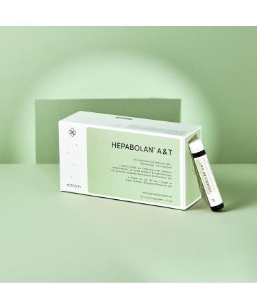 Hepabolan A&T - 30x25ml Drinking Bottles for Healthy Liver | Artichoke Choline Lysine Taurine & Arginine | German Quality & Laboratory Tested - Buy Online on GoSupps.com