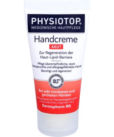 Buy Physiotop Acute Hand Cream 50ml - Soothing Relief for Dry Hands | International Shipping Available - Buy Online on GoSupps.com