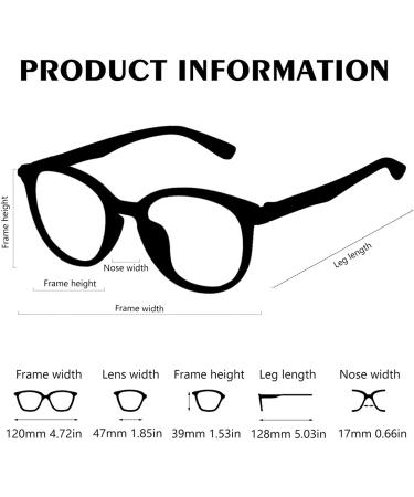 2 Pack Kid Blue Light Blocking Glasses | Anti Eyestrain for Boys Girls 3-12 | Matte Black - Buy Online on GoSupps.com