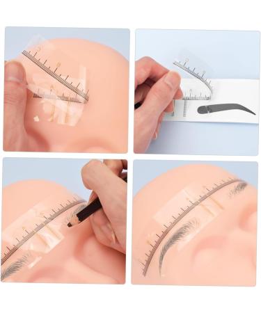  Yardenfun Yardenfun 10 Pieces Yellow Disposable Eyebrow Rulers PVC with Clear Symmetrical Eyebrow Stencils for Easy Eyebrow Makeup for Women Beginners - Buy Online on GoSupps.com