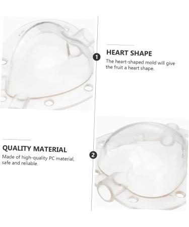 SUPVOX 10 Pcs Fruit Shaping Mold Vegetables Fruit Growth Forming Mould Tool Fruit Moulding Mold Watermelon 4.5x4cmx2pcs Whitex2pcs - Buy Online on GoSupps.com