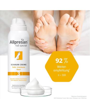  Allpresan Allpresan Special Foam No. 3 Foot Foam Cream for Very Dry Skin For the daily care of very dry feet 2 x 125 ml - Buy Online on GoSupps.com