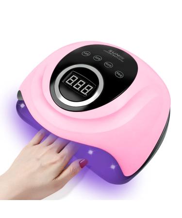Jyfkinn UV Led Lamp for Geln gel 248W Professional nail dryer lamp for nails with 4 timers automatic sensor and LCD display nail lamp portable nail dryer suitable for all gel