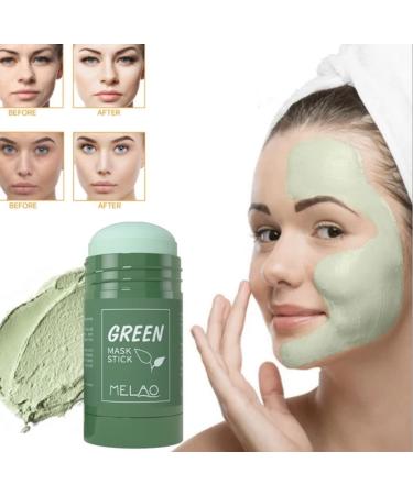 Green Tea Mask for Face (1.35oz) Luxury Clay Detox for Scrub Skin Care Exfoliator alternative for Clay Mud Facial Masks and Blends. Hydrating Pore Cleansing Beauty Exfoliating Products for Acn