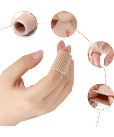 12 Pcs Gel-Lined Toe Sleeves for Corn and Callus Relief - Toe Cushion Protectors - Buy Online on GoSupps.com