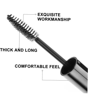 Healvian 4 Sets Empty Mascara Tube for DIY Clear Eyelash Mascara Lash Cosmetics Mascara Clear Plastic Black - Buy Online on GoSupps.com